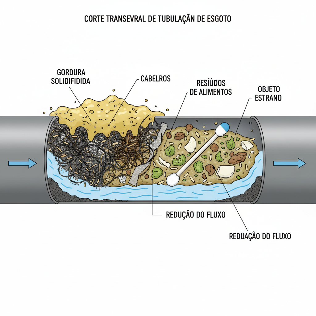 Imagem composta mostrando diferentes equipamentos de desentupimento em ação. Um técnico operando uma máquina de hidrojateamento, com um jato de água sendo direcionado para o interior da tubulação. Outra cena mostrando um técnico operando uma máquina roto rooter com uma mola flexível dentro do cano. A imagem deve transmitir segurança, profissionalismo e eficácia.